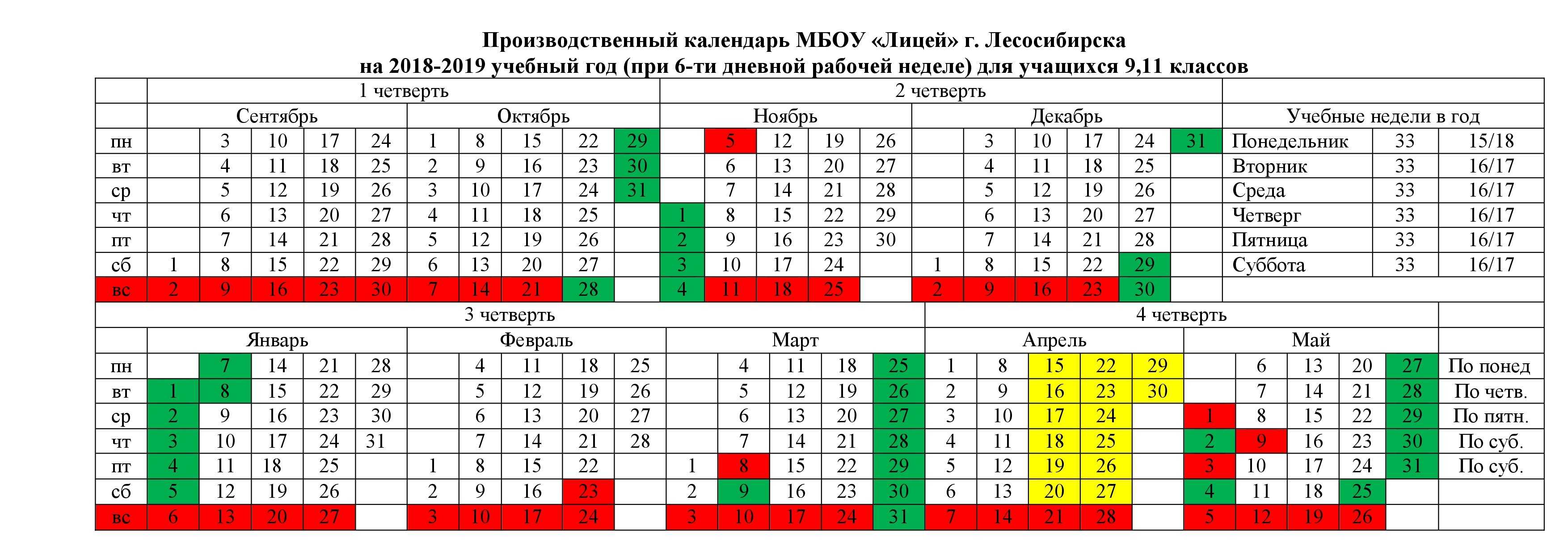 Рабочий график на заводе