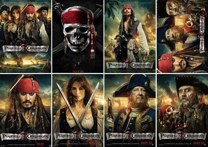 Пираты карибского моря: все серии по порядку (хронология фильмов, список)
