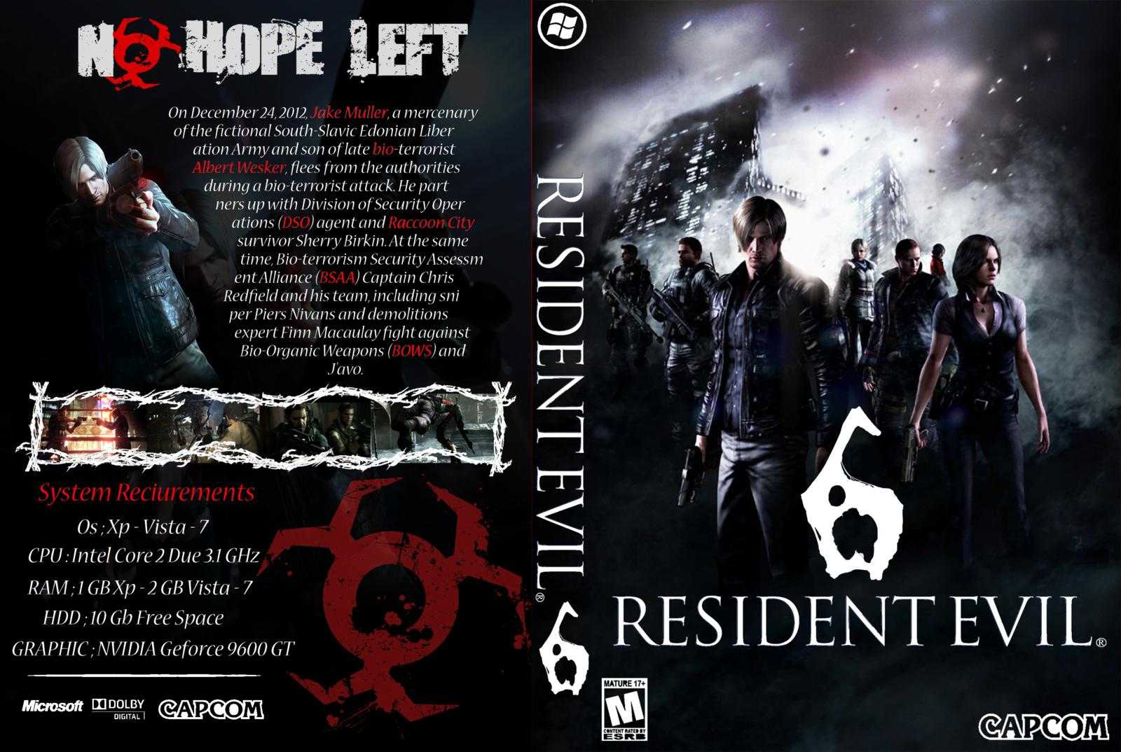Resident evil 6 характеристики