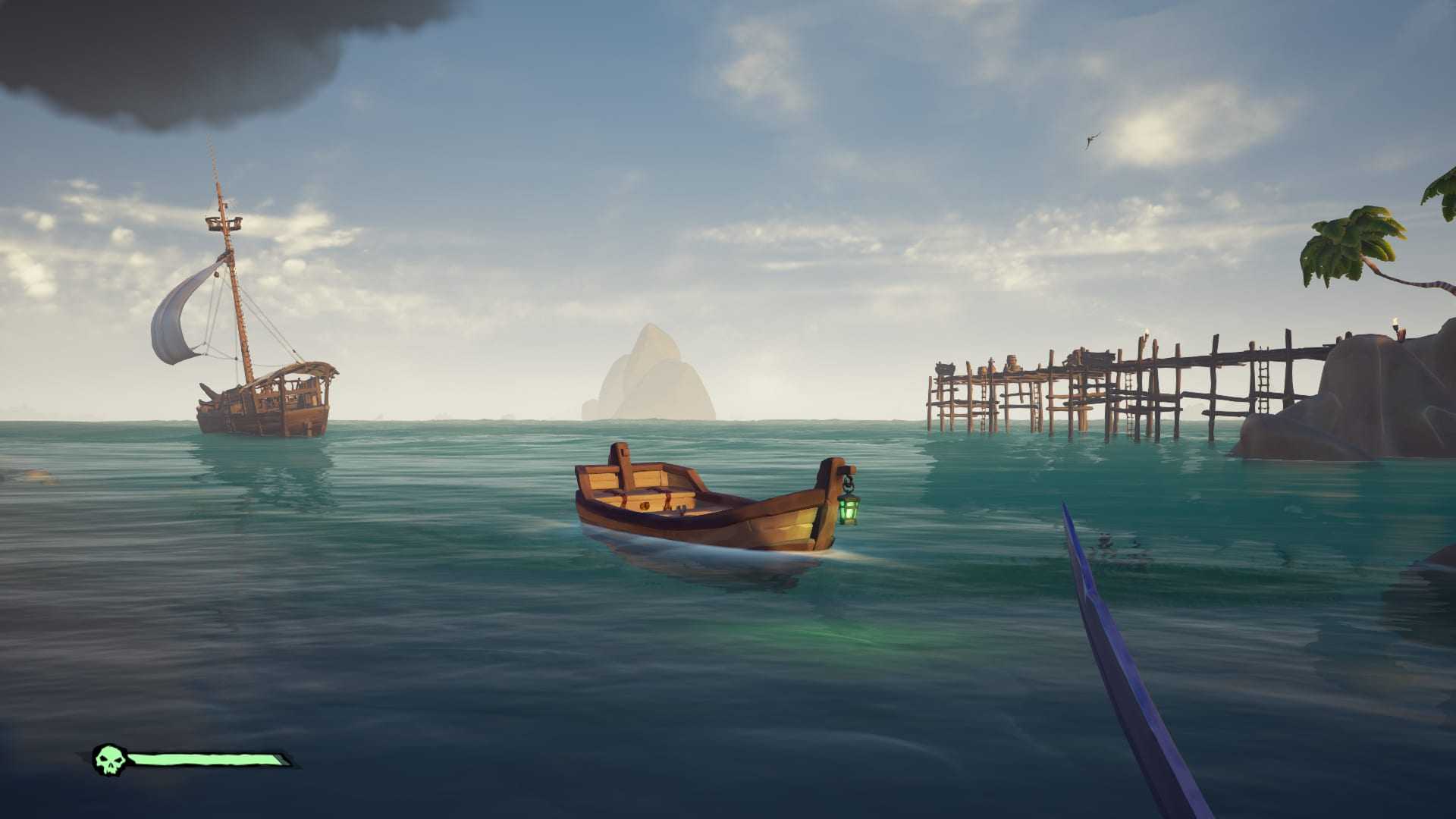 Безопасное море sea of thieves. Sea of Thieves лодка. Облака корабли Sea of Thieves. Шлюп Sea of Thieves. Корабль шлюпка Sea of Thieves.